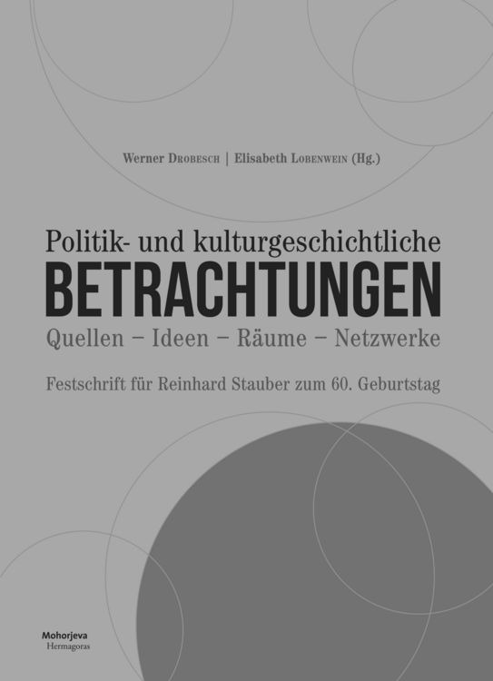 Produktbild: Politik- und kulturgeschichtliche Betrachtungen