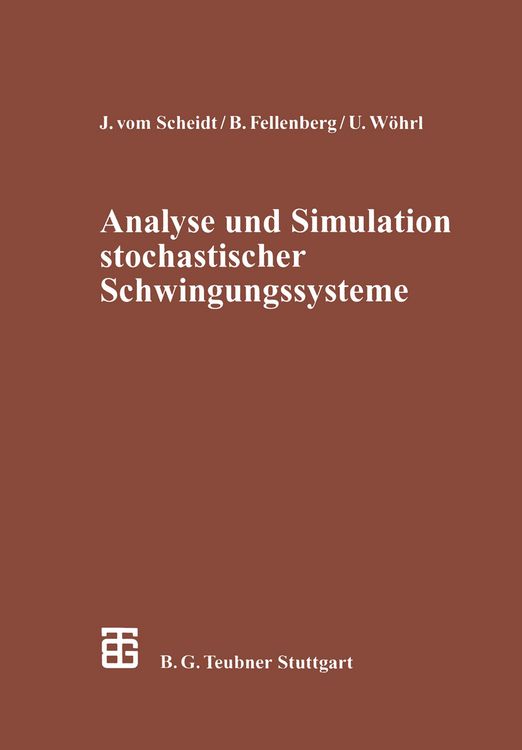 Produktbild: Analyse und Simulation stochastischer Schwingungssysteme