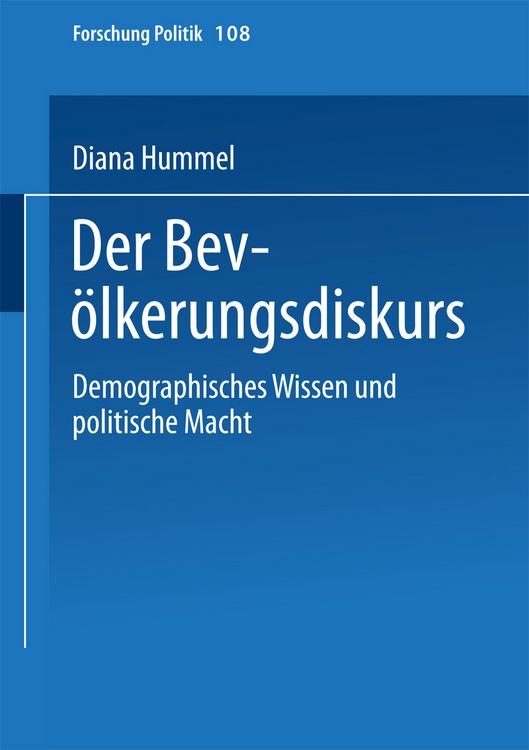 Produktbild: Der Bev&ouml;lkerungsdiskurs
