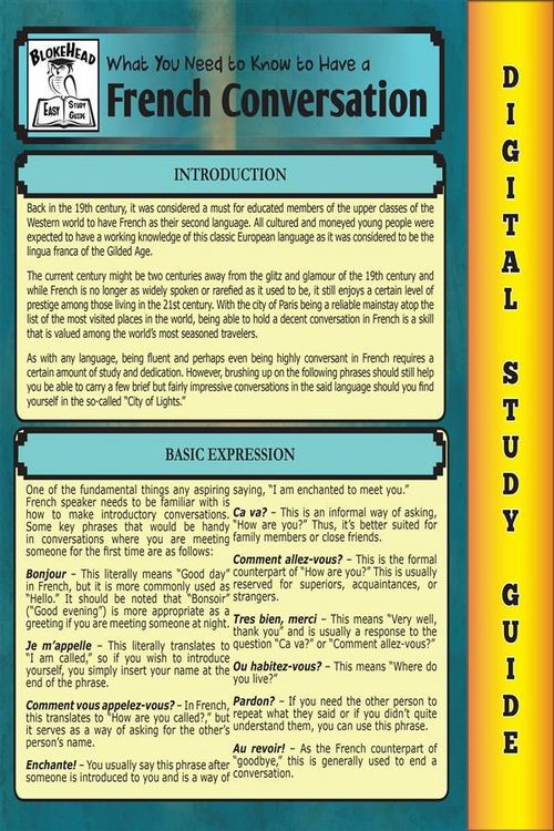 Produktbild: French Conversation ( Blokehead Easy Study Guide)