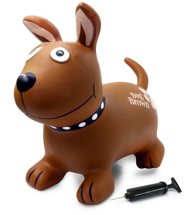 Produktbild: H&uuml;pftier Dog Brown HoppyDoo mit Pumpe