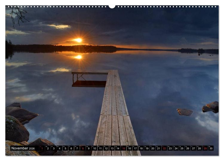 Produktbild: Reiseland Schweden (Wandkalender 2026 DIN A2 quer), CALVENDO Monatskalender
