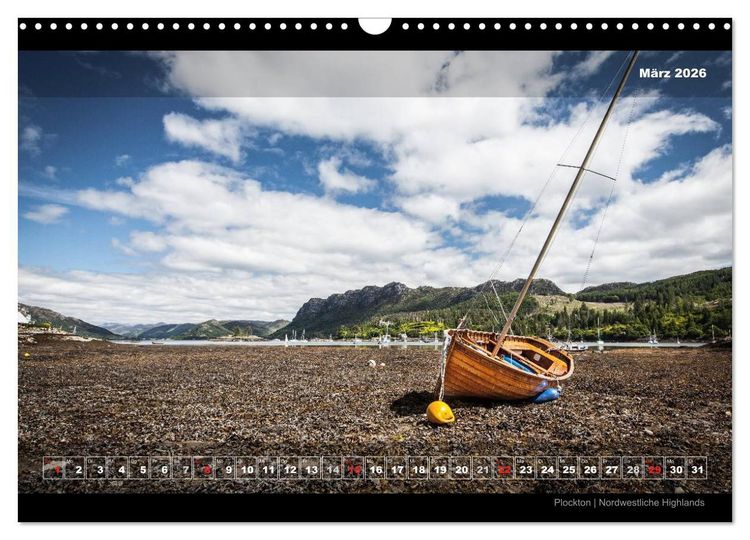 Produktbild: Traumkulisse Schottland (Wandkalender 2026 DIN A3 quer), CALVENDO Monatskalender