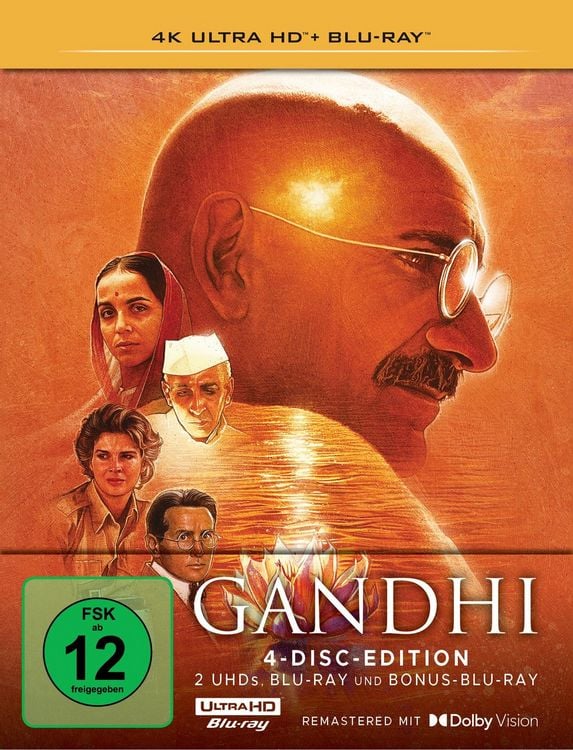 Produktbild: Gandhi - Limitiertes Steelbook (2 4K Ultra HDs + 2 Blu-rays)