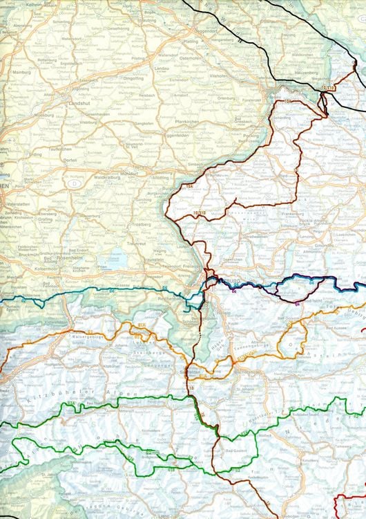 Produktbild: freytag & berndt Wanderkarte OEWW &Ouml;sterreichische Weitwanderwege 1:800.000