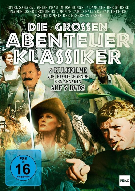 Produktbild: Die gro&szlig;en Abenteuer-Klassiker / Sieben Kultfilme von Regie-Legende Ken Annakin mit absoluter Starbesetzung [7 DVDs]