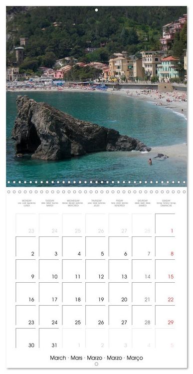 Produktbild: Cinque Terre - The Five Lands of Liguria (Wall Calendar 2026 12 &times; 12 Inch) CALVENDO 12 Month Wall Calendar
