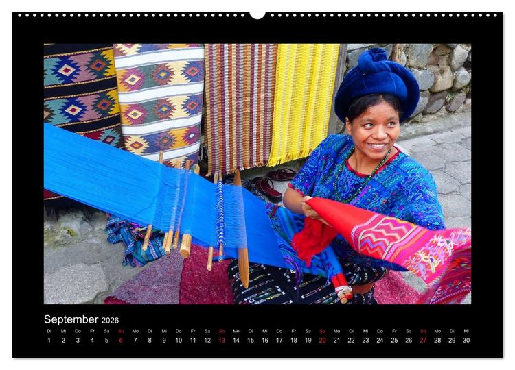 Produktbild: Farbenfrohes Guatemala (Wandkalender 2026 DIN A2 quer), CALVENDO Monatskalender