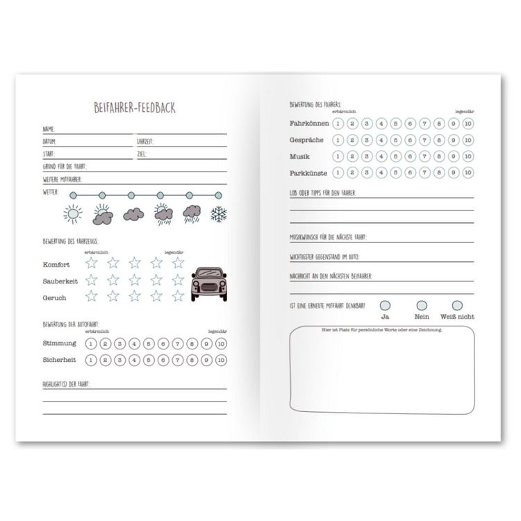 Produktbild: Beifahrer-G&auml;stebuch zum 18. Geburtstag - Kreatives Auto-G&auml;stebuch f&uuml;r Fahranf&auml;nger, F&uuml;hrerschein & Neues Auto