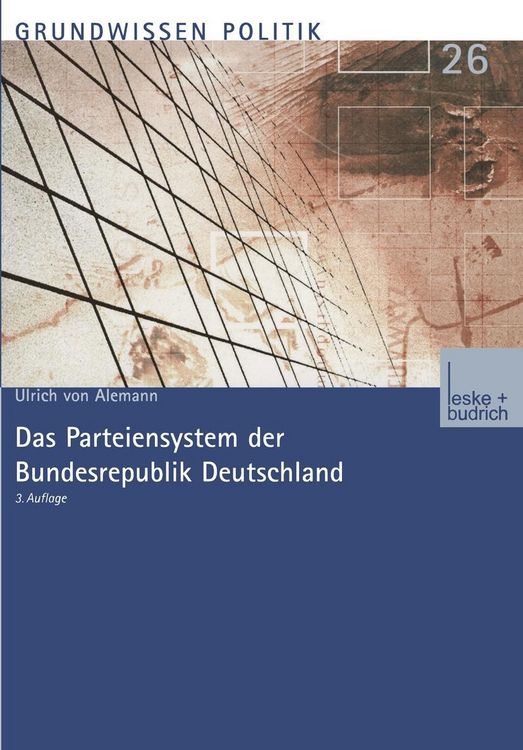 Produktbild: Das Parteiensystem der Bundesrepublik Deutschland