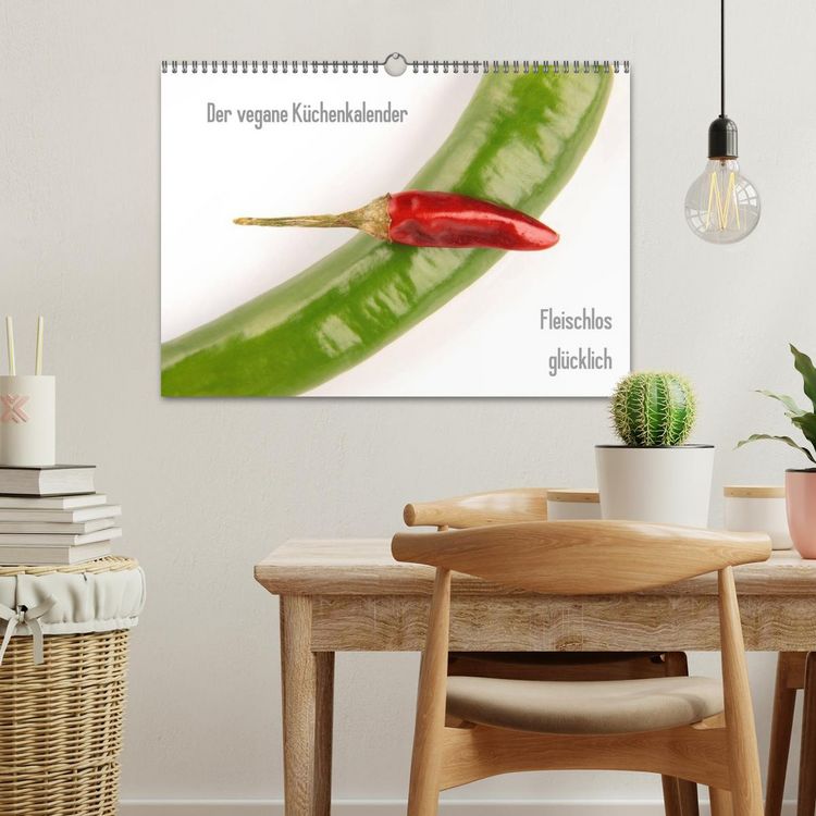 Produktbild: Der vegane K&uuml;chenkalender (Wandkalender 2026 DIN A3 quer), CALVENDO Monatskalender
