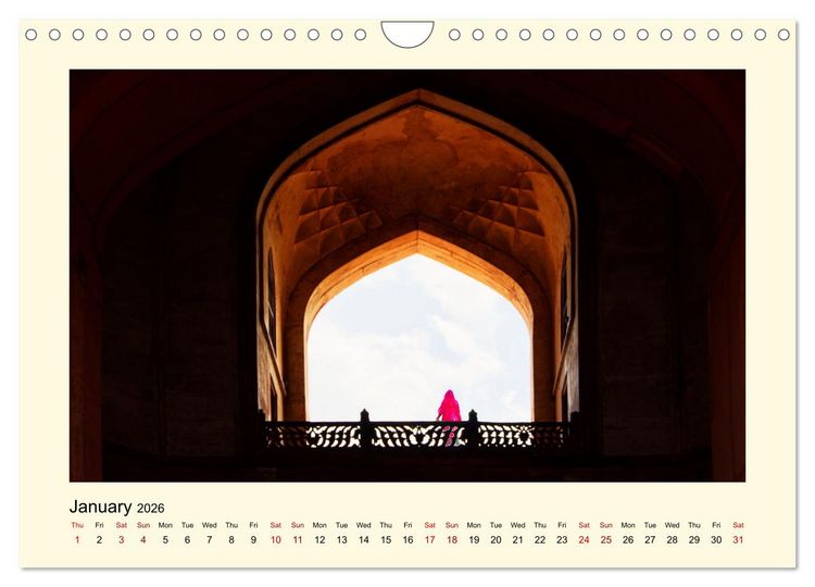 Produktbild: Great impressions of INDIA featuring awesome pictures (Wall Calendar 2026 DIN A4 landscape), CALVENDO 12 Month Wall Calendar