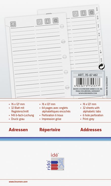 Produktbild: TimerTiming3 Adr/Telefon Formular