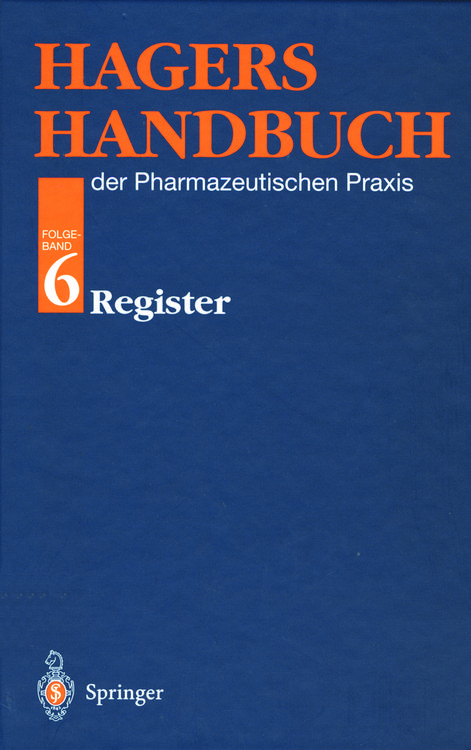 Produktbild: Hagers Handbuch der Pharmazeutischen Praxis