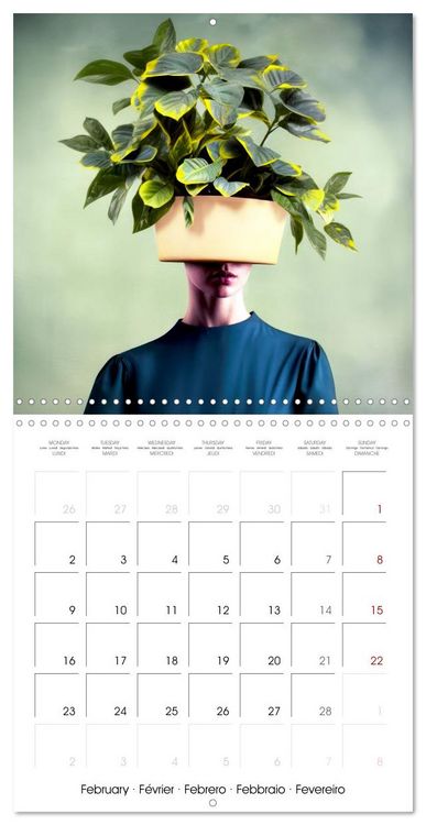 Produktbild: Houseplants Lover (Wall Calendar 2026 12 &times; 12 Inch) CALVENDO 12 Month Wall Calendar
