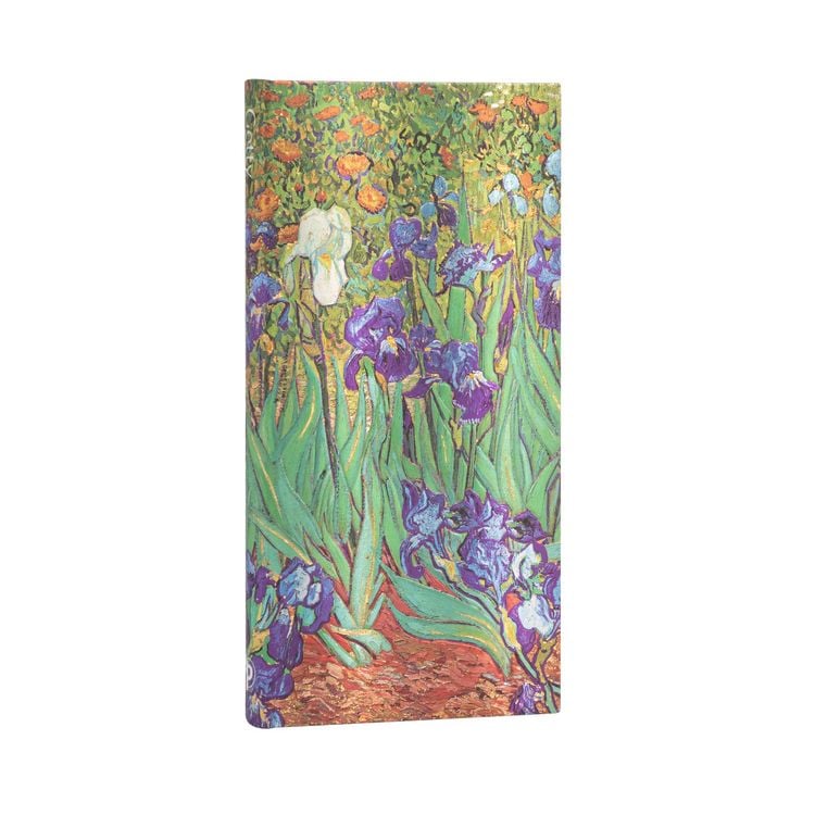 Produktbild: Hardcover Notizbuch Van Goghs Schwertlilien, Schlank, Liniert