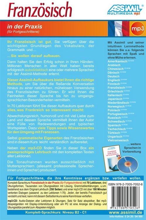 Produktbild: ASSiMiL Franz&ouml;sisch in der Praxis - MP3-Sprachkurs - Niveau B2-C1
