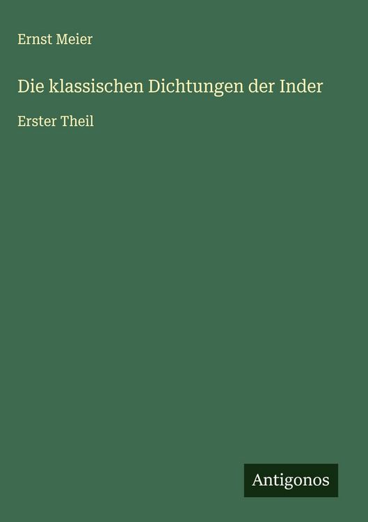 Produktbild: Die klassischen Dichtungen der Inder