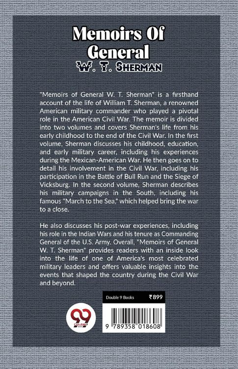 Produktbild: Memoirs Of General W. T. Sherman Vol -1
