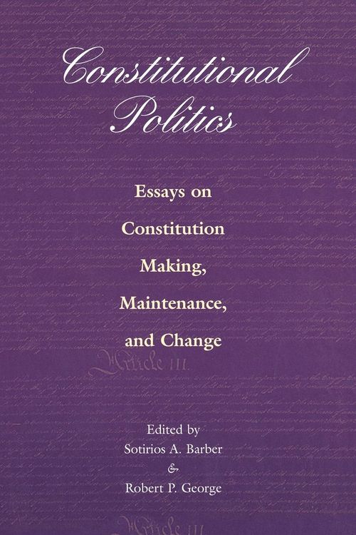Produktbild: Constitutional Politics