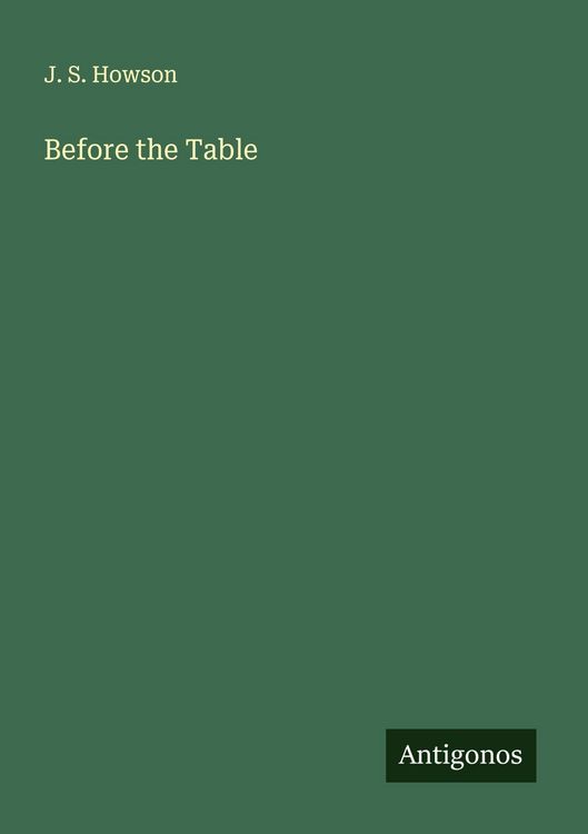 Produktbild: Before the Table