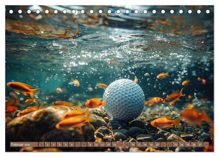 Produktbild: Tierische Balljunkies (Tischkalender 2026 DIN A5 quer), CALVENDO Monatskalender