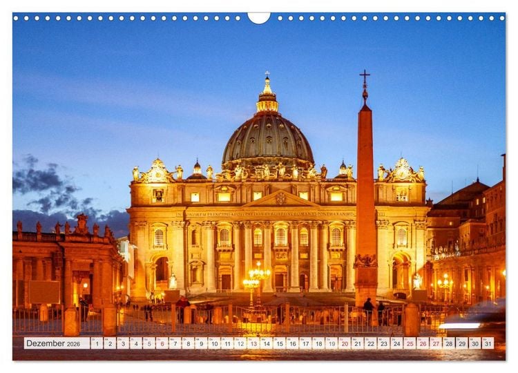 Produktbild: Italien - Rom (Wandkalender 2026 DIN A3 quer), CALVENDO Monatskalender