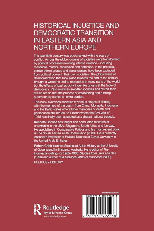 Produktbild: Historical Injustice and Democratic Transition in Eastern Asia and Northern Europe