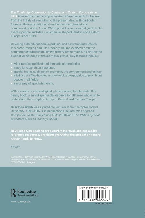 Produktbild: The Routledge Companion to Central and Eastern Europe since 1919