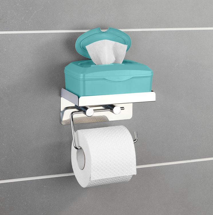 Produktbild: Toilettenpapierhalter 2 in 1 Edelstahl, rostfrei