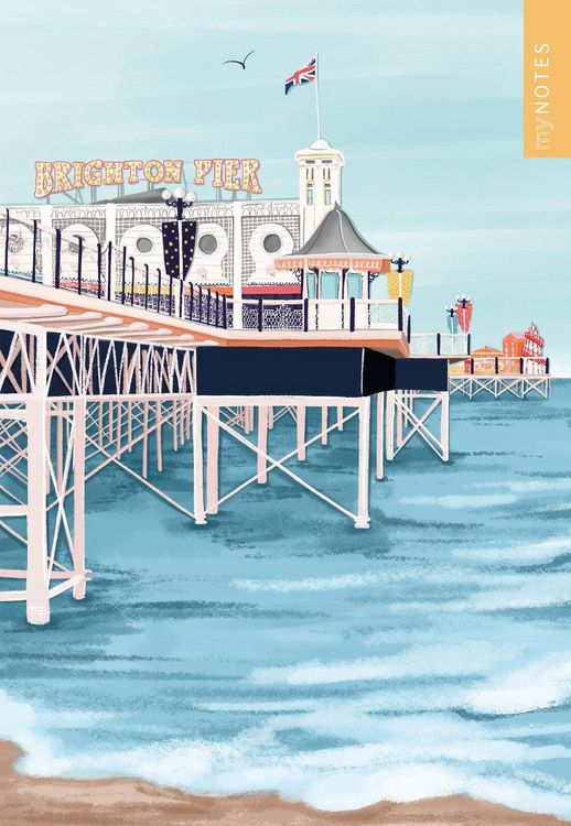 Produktbild: MyNOTES Papeterie: Notizheft Simply, Katy &ndash; Brighton Pier