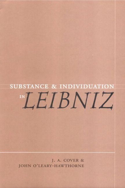 Produktbild: Substance and Individuation in Leibniz