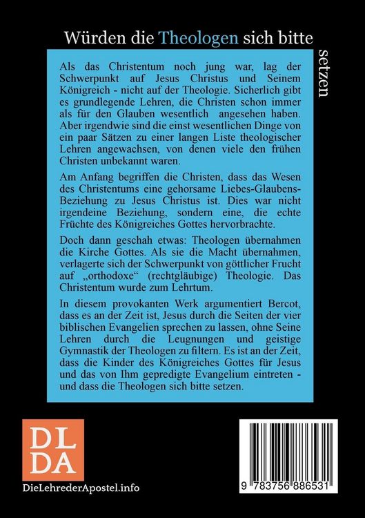 Produktbild: W&uuml;rden die Theologen sich bitte setzen