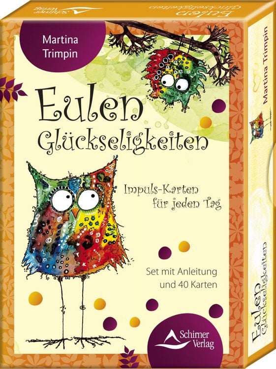 Produktbild: Eulen-Gl&uuml;ckseligkeiten &ndash; Impuls-Karten f&uuml;r jeden Tag