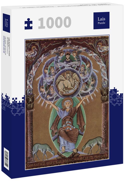 Produktbild: Lais Puzzle Meister des Evangeliars Ottos III. - Evangeliar Ottos III., Szene: Hl. Lukas 1000 Teile