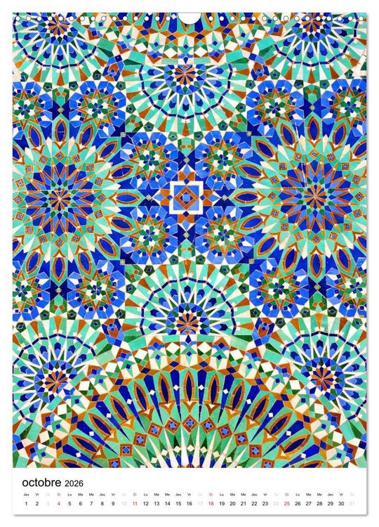 Produktbild: Couleurs MAROC (Calendrier mural 2026 DIN A3 horizontal), CALVENDO calendrier mensuel