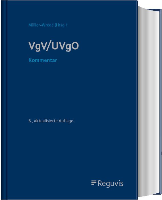 Produktbild: VgV / UVgO Kommentar