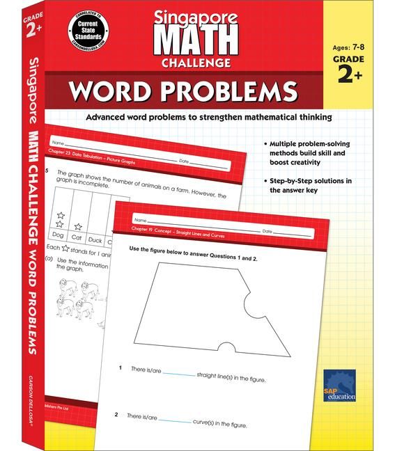 Produktbild: Singapore Math Challenge Word Problems, Grades 2 - 5