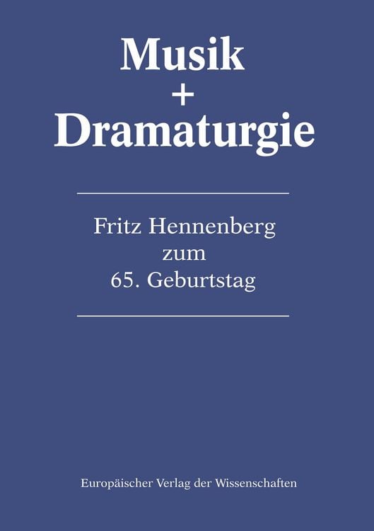Produktbild: Musik & Dramaturgie