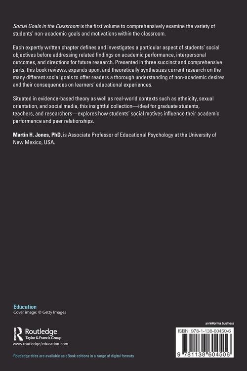 Produktbild: Social Goals in the Classroom