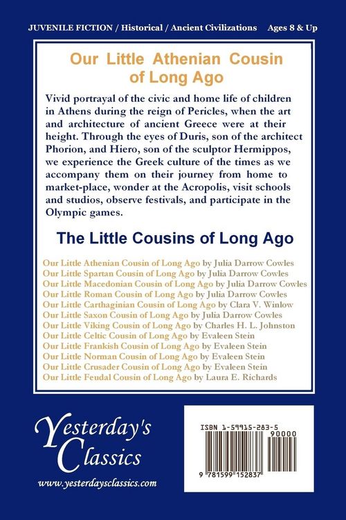 Produktbild: Our Little Athenian Cousin of Long Ago (Yesterday's Classics)