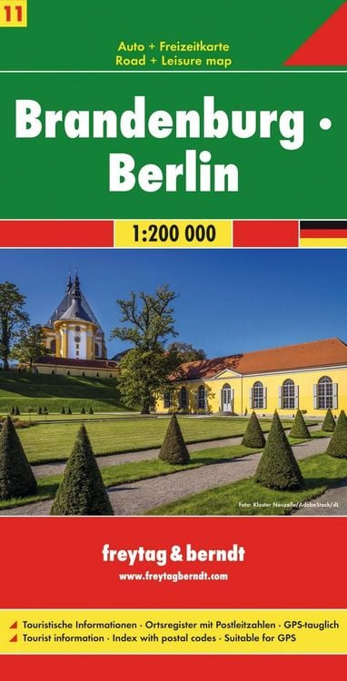 Produktbild: Deutschland 11 Brandenburg, Berlin 1 : 200 000