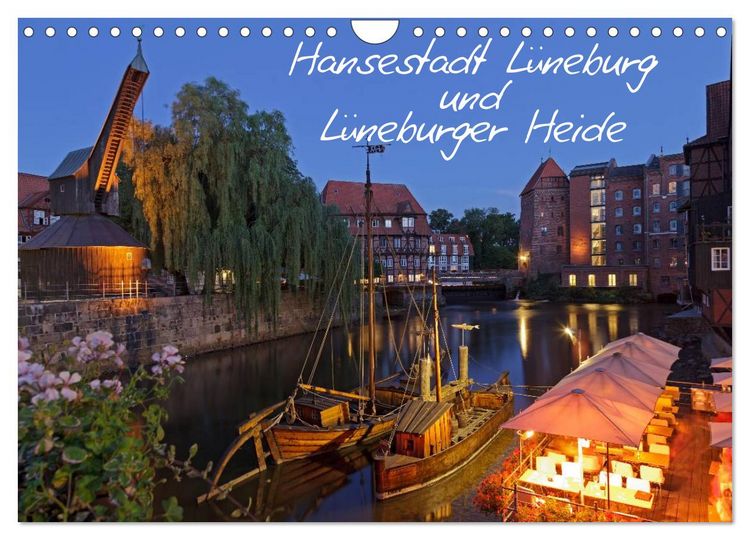 Produktbild: Hansestadt L&uuml;neburg und L&uuml;neburger Heide (Wandkalender 2026 DIN A4 quer), CALVENDO Monatskalender