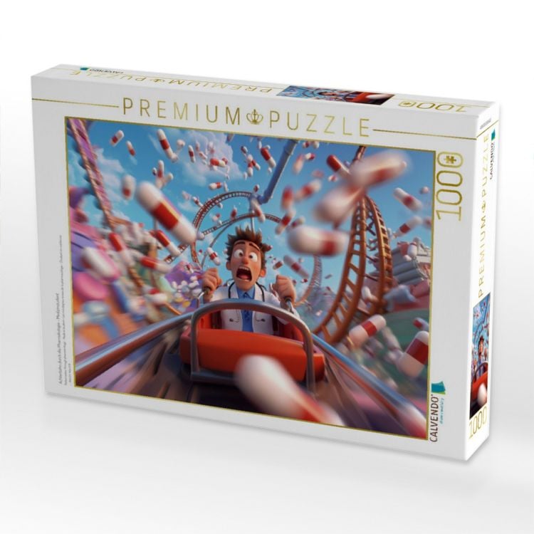 Produktbild: CALVENDO Puzzle Achterbahn durch die Pharmakologie - Medizinstudent | 1000 Teile Lege-Gr&ouml;&szlig;e 64x48cm Foto-Puzzle f&uuml;r gl&uuml;ckliche Stunden