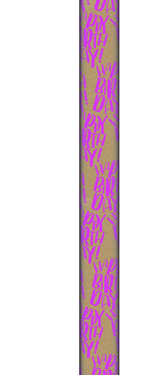 Produktbild: Geschenkpapier "Happy Birthday", rosa