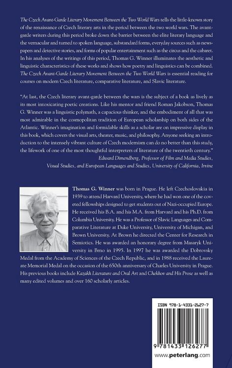 Produktbild: The Czech Avant-Garde Literary Movement Between the World Wars