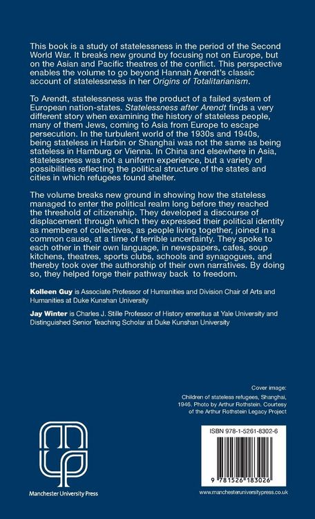 Produktbild: Statelessness after Arendt
