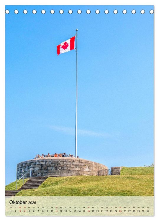 Produktbild: Kanada Quebec - Historisches Quebec (Tischkalender 2026 DIN A5 hoch), CALVENDO Monatskalender