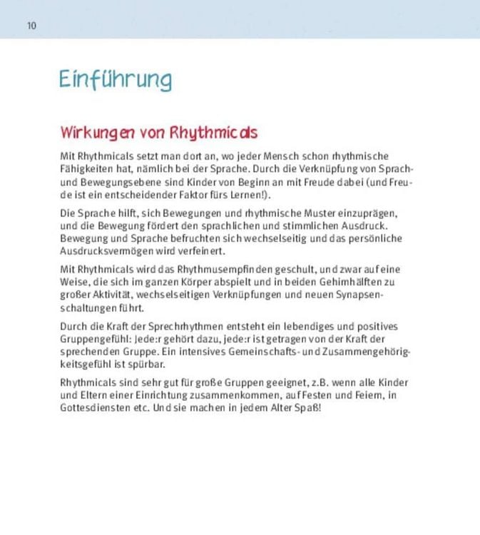 Produktbild: Das Rhythmical-Buch, m. Audio-CD