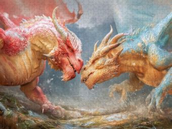 Produktbild: CALVENDO Puzzle Drachen | 2000 Teile Lege-Gr&ouml;&szlig;e 90x67cm Foto-Puzzle f&uuml;r gl&uuml;ckliche Stunden